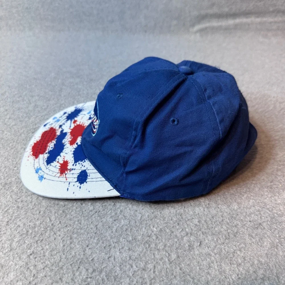 MLB Hat Boys OSFM Blue‎ JR. Rangers Paint Splatter Snapback Baseball Cap BDA